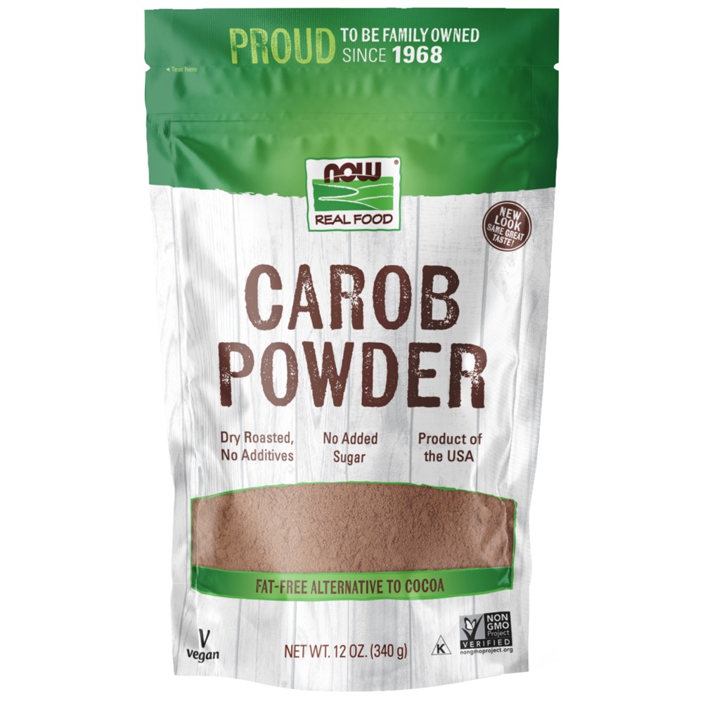 Now Vitamins - Carob Powder Roasted 12 oz.