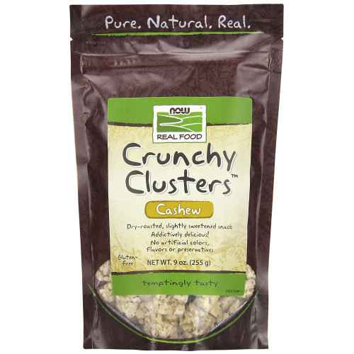 Now Vitamins - Cashew Crunch Clusters 9 oz-UNAVAILABLE