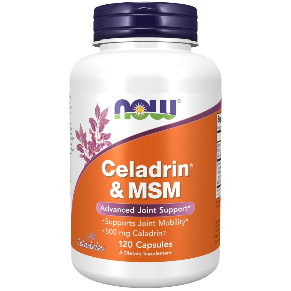 Now Vitamins - Celadrin & Msm 500 Mg 120 Caps   