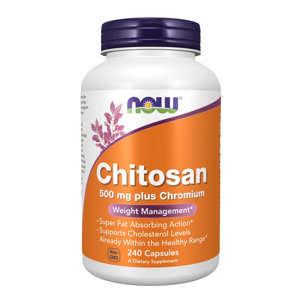 Now Vitamins - Chitosan 500 Mg With Chromium 240 Caps