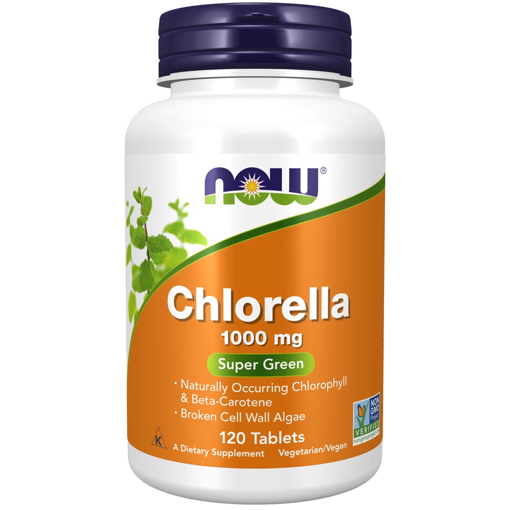 Now Vitamins - Chlorella 1000Mg 120 Tabs