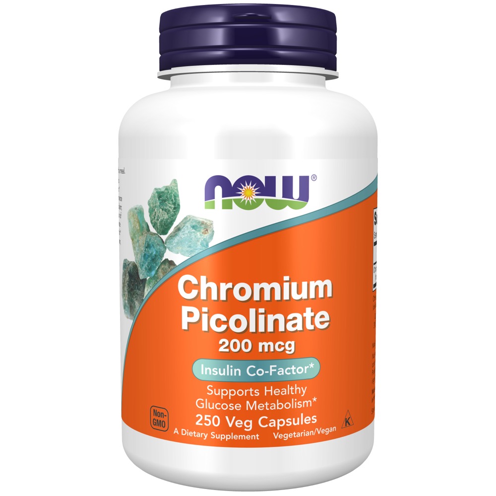 Now Vitamins - Chromium Picolinate 200Mcg 250 Caps