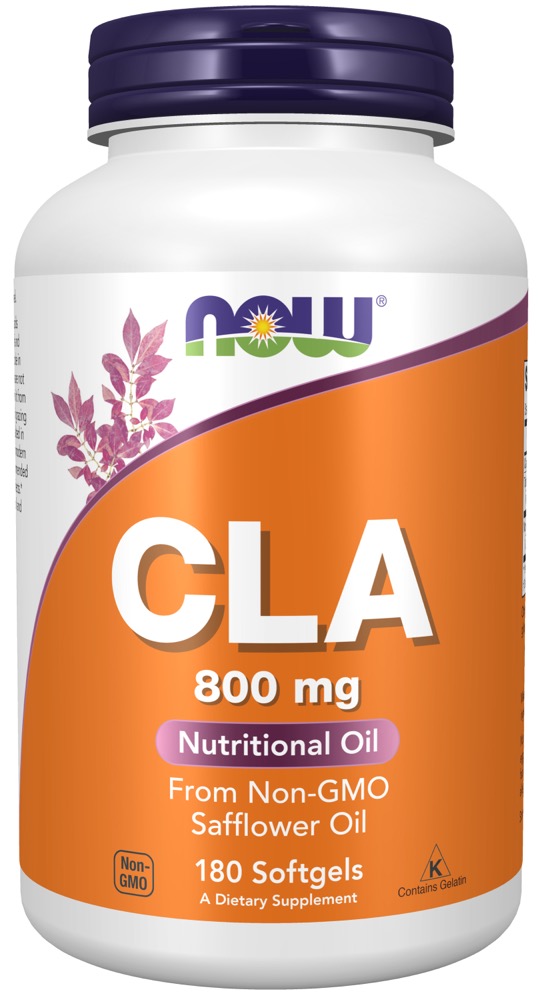 Now Vitamins - CLA (Conjugated Linoleic Acid) 800 Mg 180 Softgels