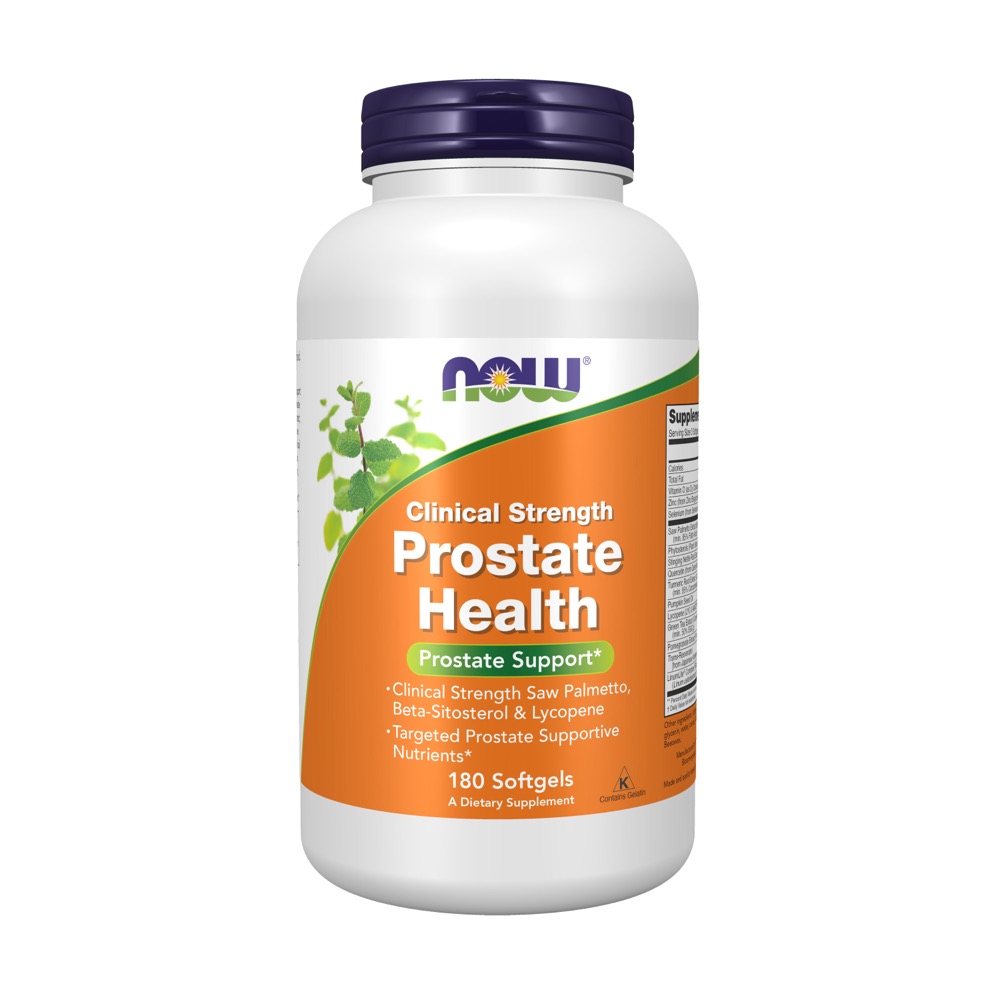 Now Vitamins - Clinical Strength Prostate Health 180 Softgels