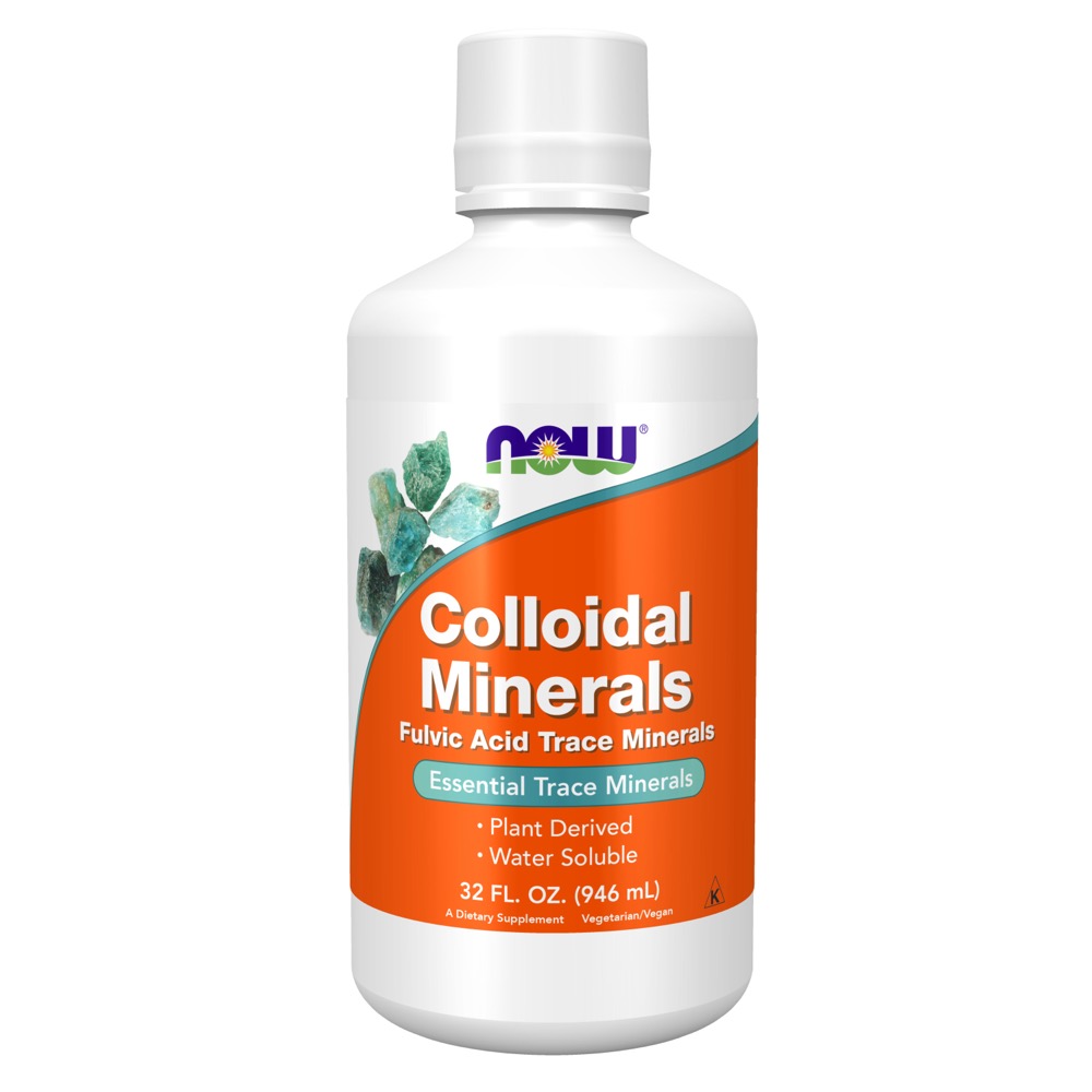 Now Vitamins - Colloidal Minerals 32 oz.