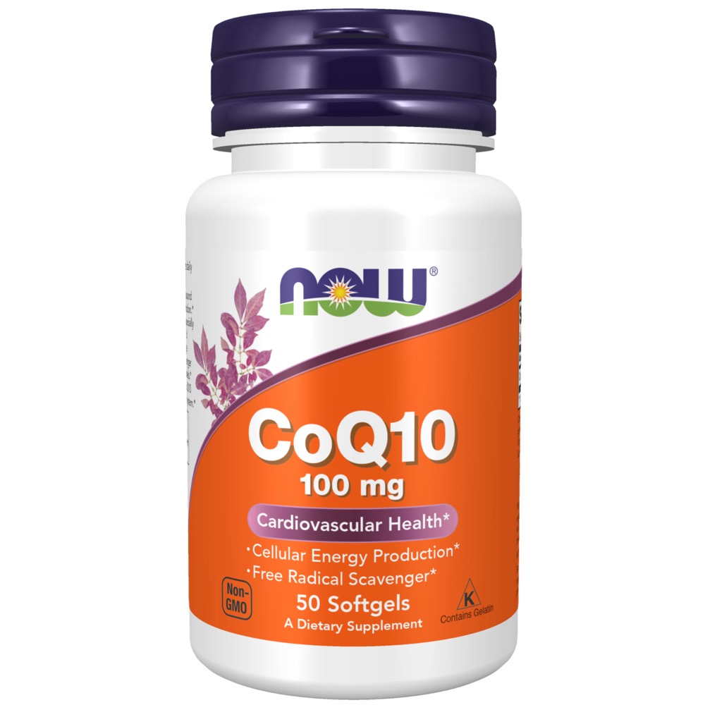 Now Vitamins - CoQ10 100Mg  50 Sgels