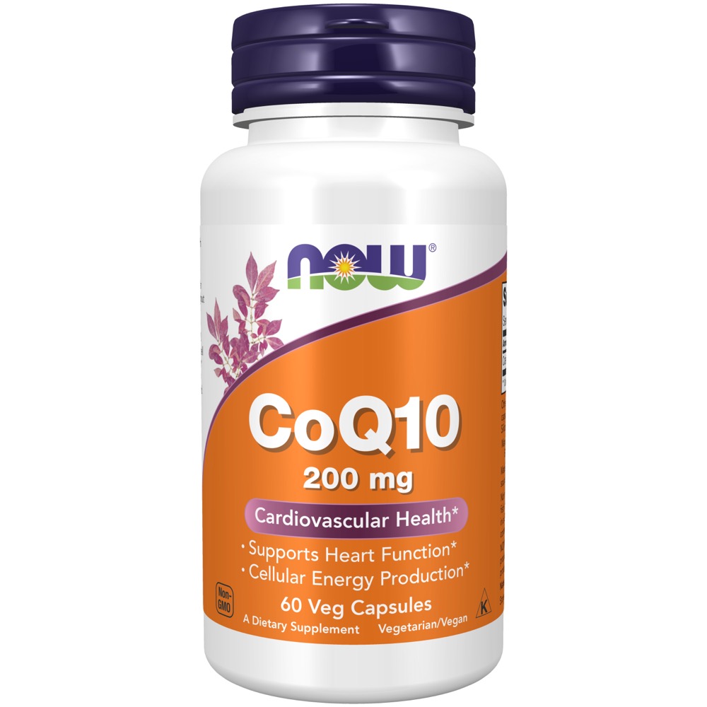 Now Vitamins - CoQ10 200 Mg 60/Vcap