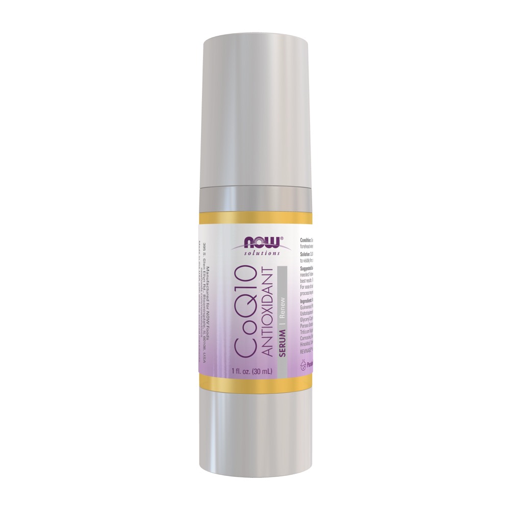Now Vitamins - CoQ10 Antioxidant Serum 1 Fl oz