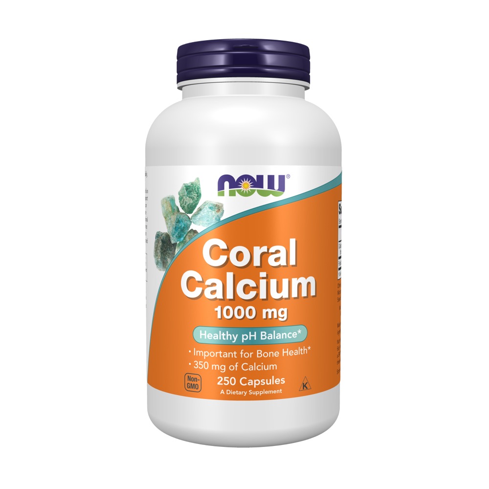 Now Vitamins - Coral Calcium 1,000 Mg 250 Vcaps