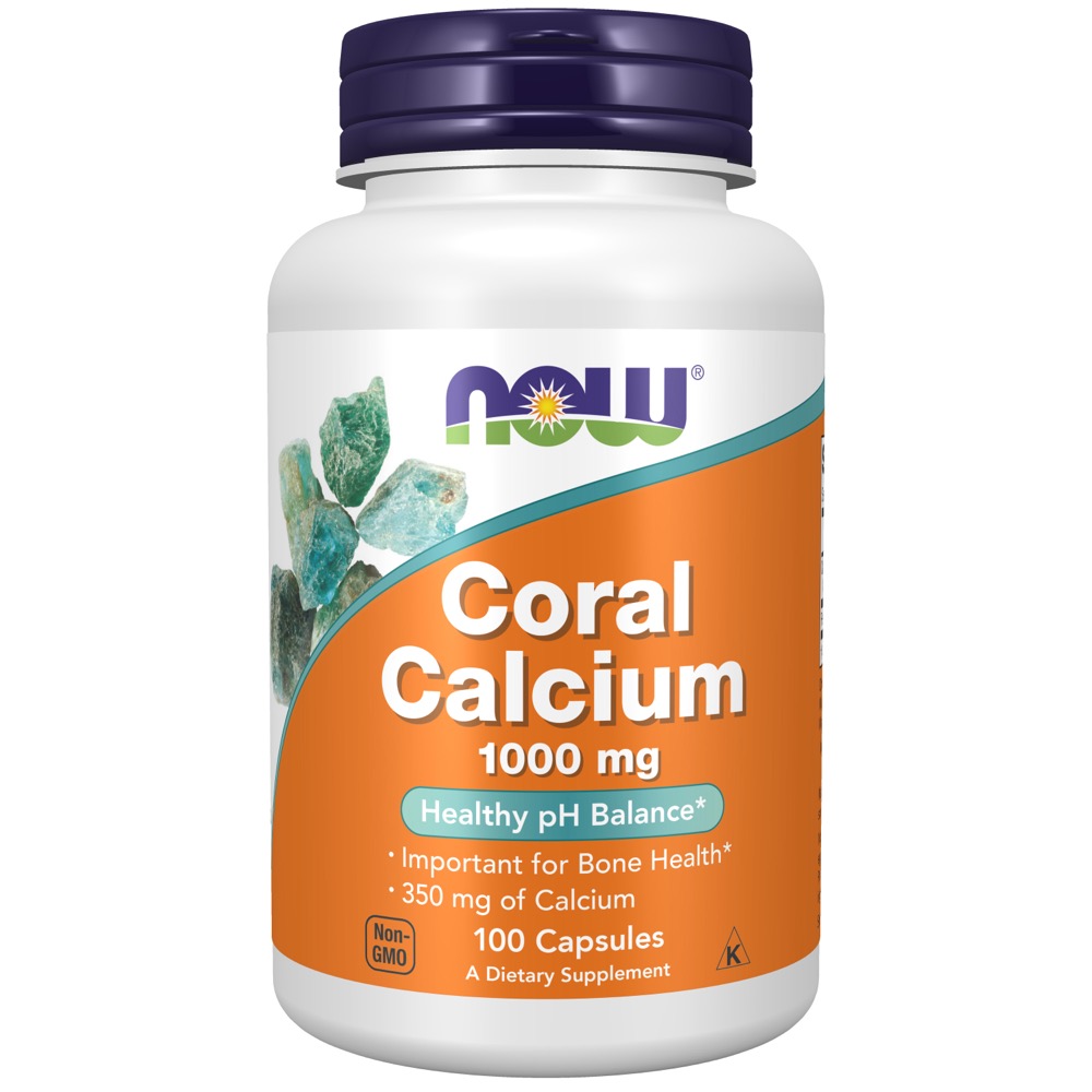 Now Vitamins - Coral Calcium 1000 Mg 100/Vcaps