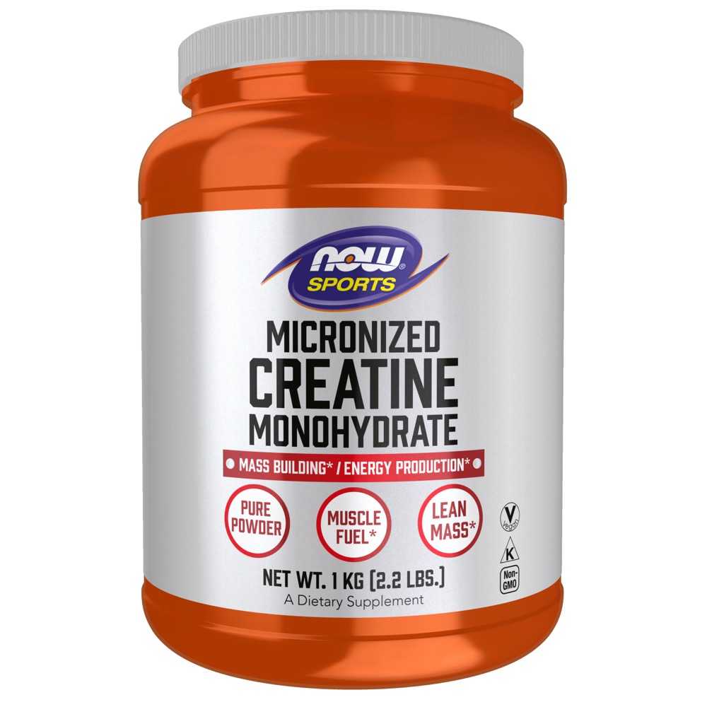 Now Vitamins - Creatine Monohydrate Micronized Powder 2.2 lbs