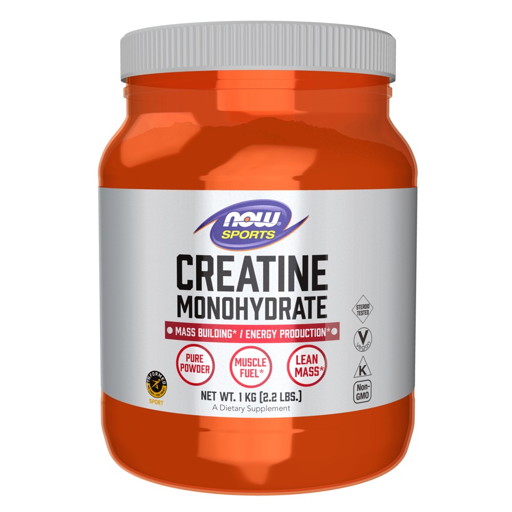 Now Vitamins - Creatine Monohydrate powder 1kg (2.2 lbs)