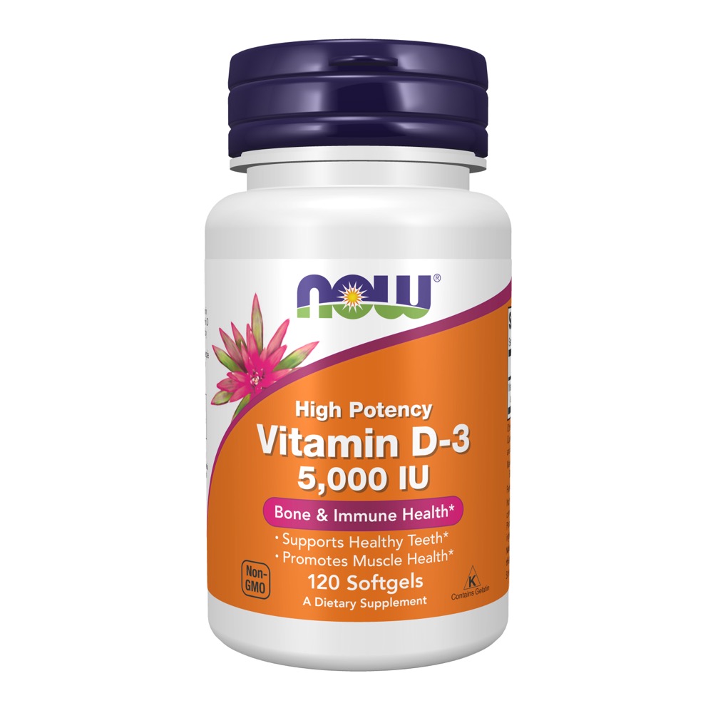 Now Vitamins - D-3 (Vitamin) 5,000 Iu 120 Softgels