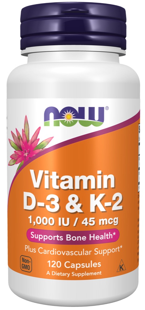 Now Vitamins - D-3 (Vitamin) & K-2 120 Vcaps