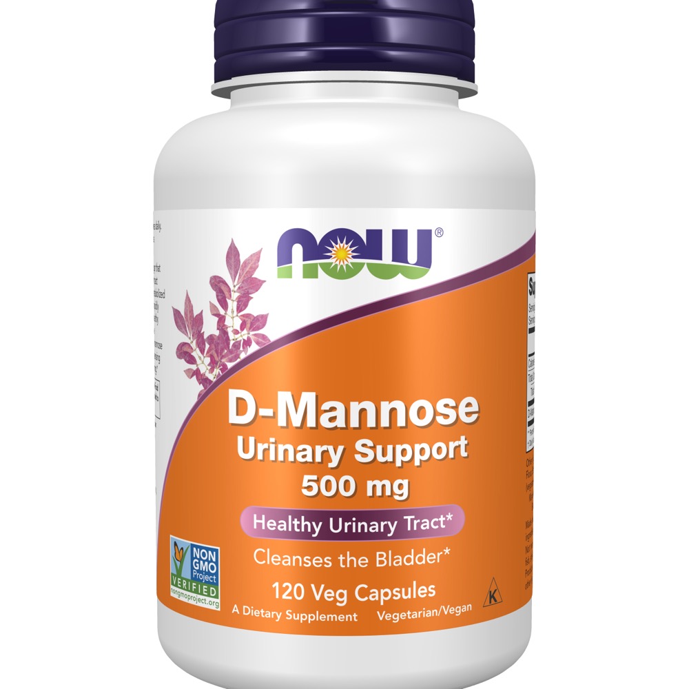 Now Vitamins - D-Mannose 500 Mg120 Caps