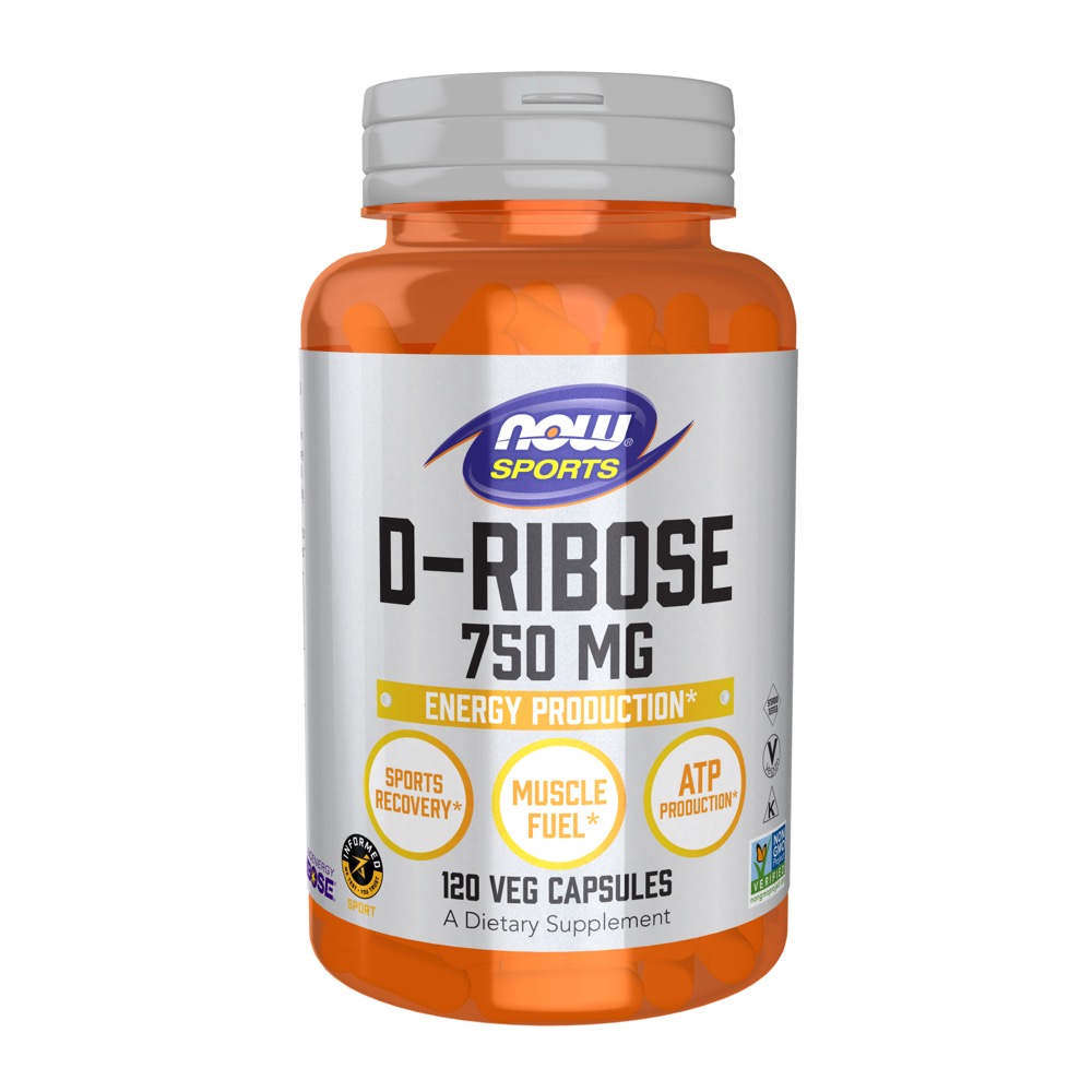 Now Vitamins - D-Ribose 750Mg 120 Caps