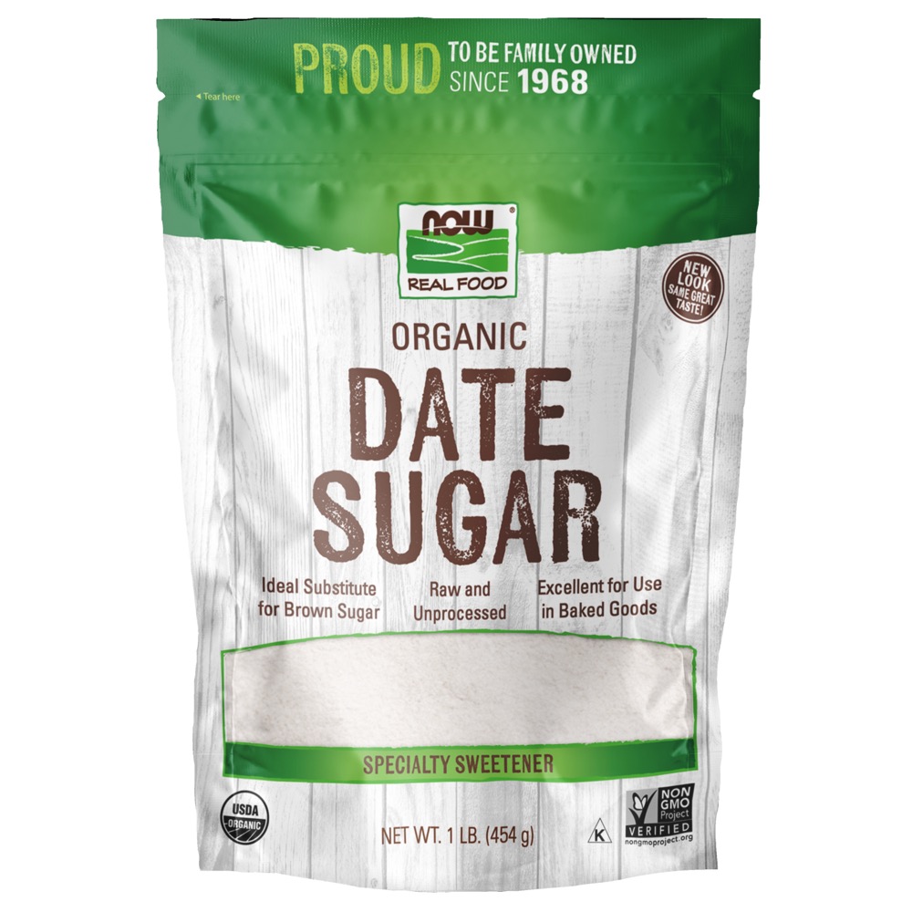 Now Vitamins - Date Sugar 1 Lb