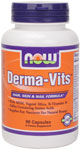 Now Vitamins - Derma Vits - New  90 Caps   TEMP UNAVAILABLE 