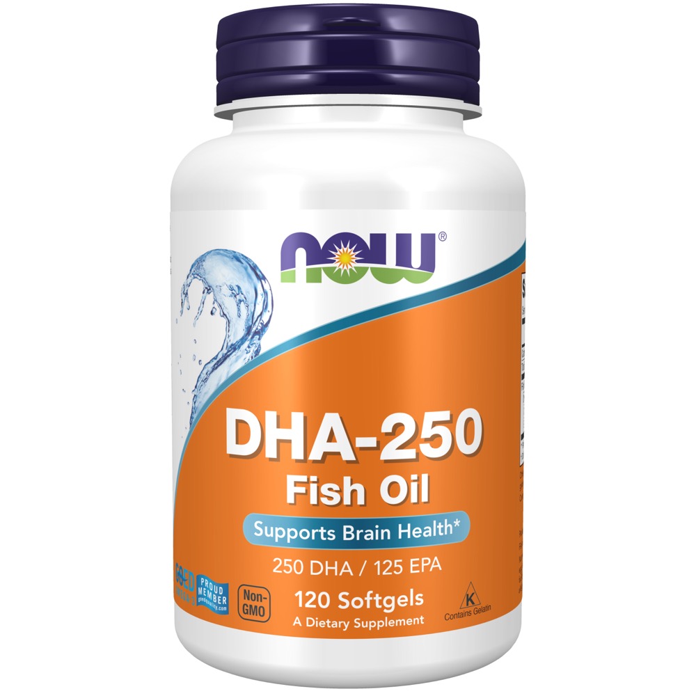 Now Vitamins - DHA-250 120 Softgels