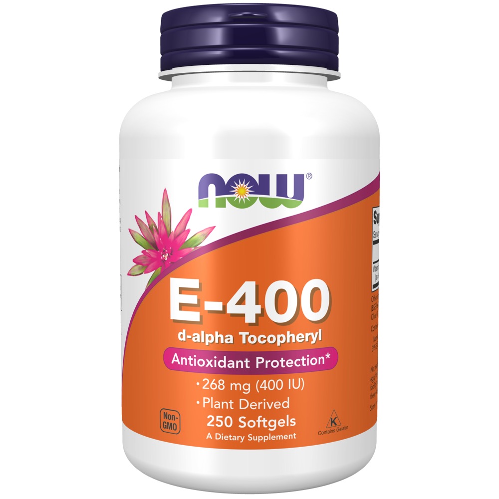 Now Vitamins - E-400 DA 250 Sgels