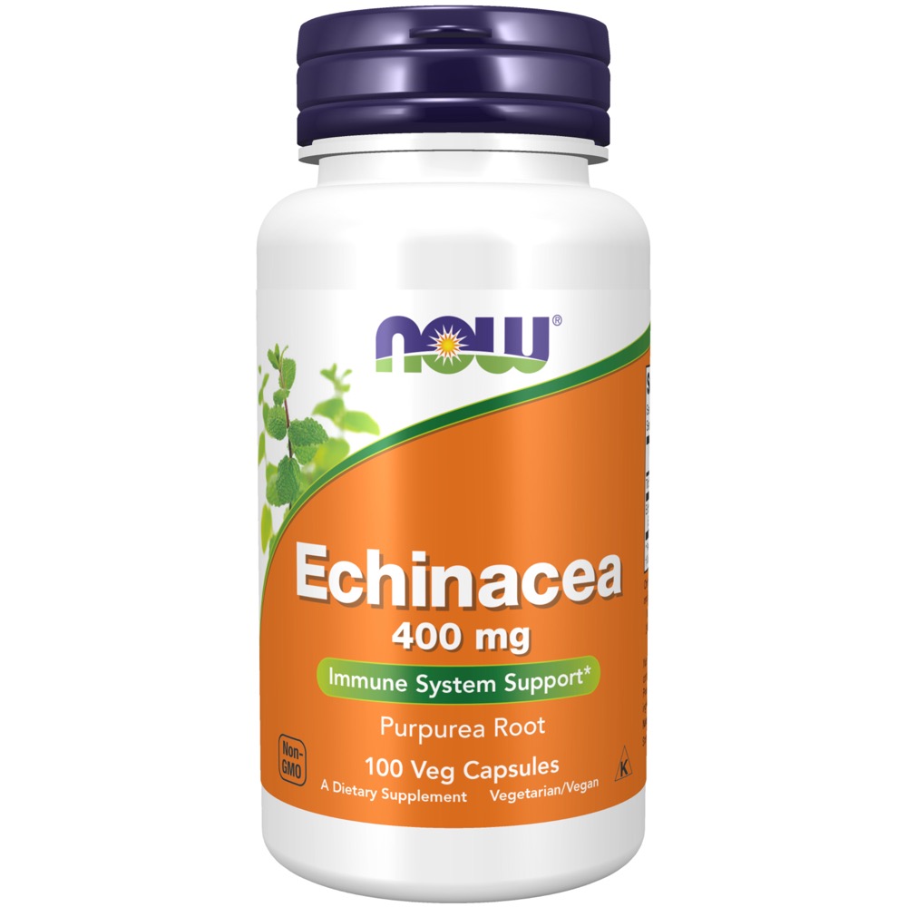 Now Vitamins - Echinacea 400 Mg 100 Caps 