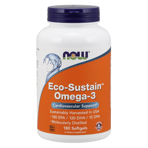 Now Vitamins - Eco-Sustain Omega-3 180 Softgels-UNAVAILABLE