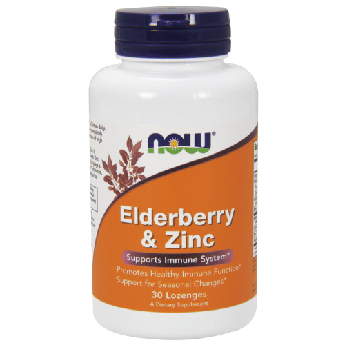 Now Vitamins - Elder-Zinc 30 Loz=TEMP AVAILABLE