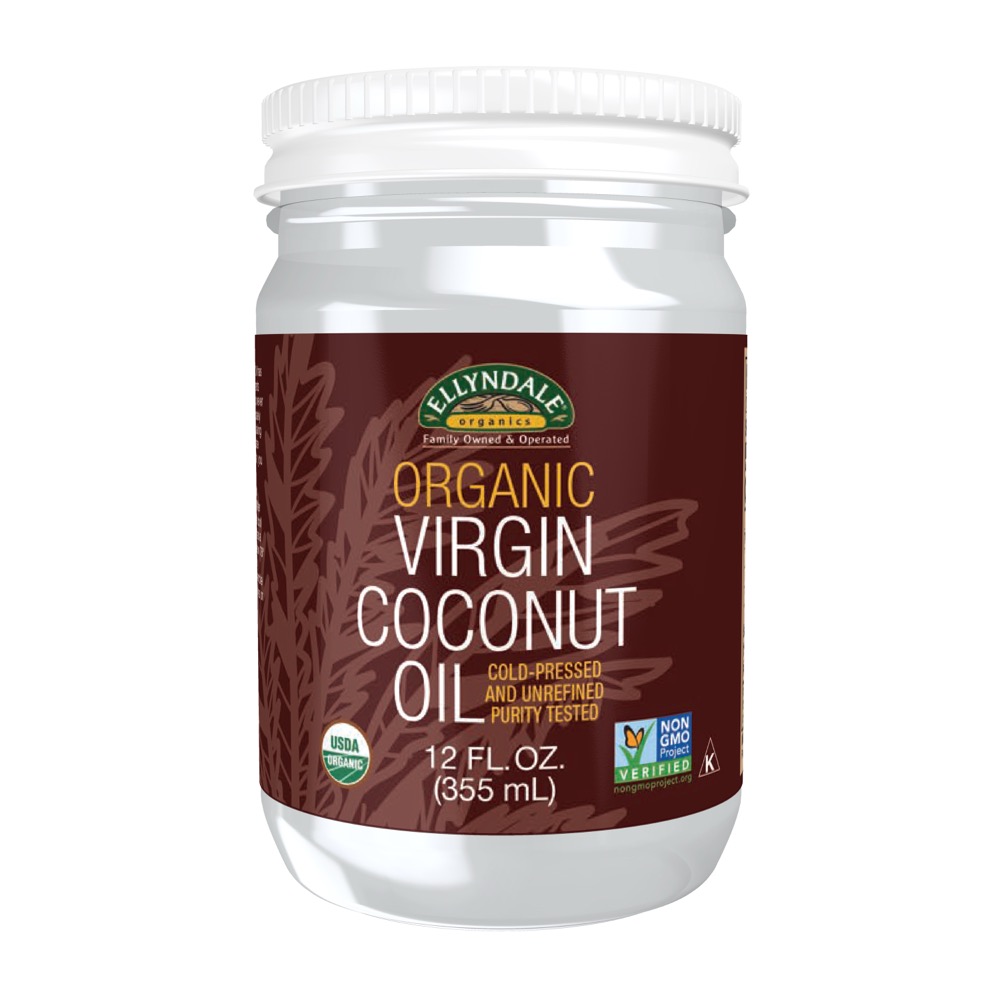 Now Vitamins - Ellyndale Organic Coconut Oil 12 Oz.
