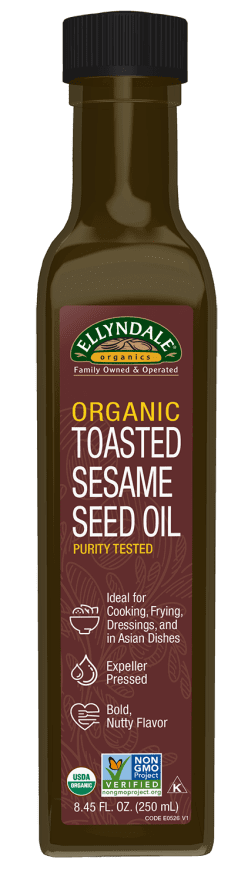 Now Vitamins - Ellyndale Organic Toasted Sesame Seed Oil 8.45 fl. oz.