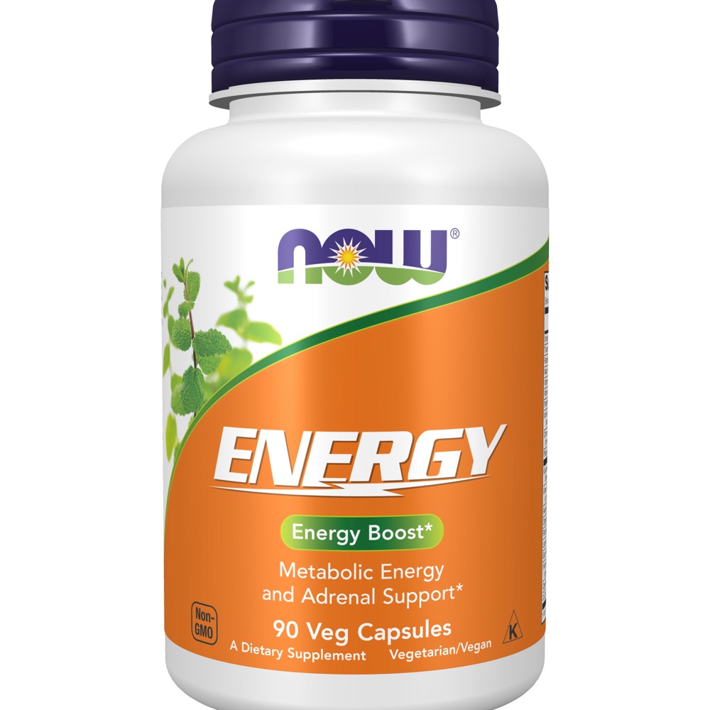 Now Vitamins - Energy Veg Capsules 90 Vcaps