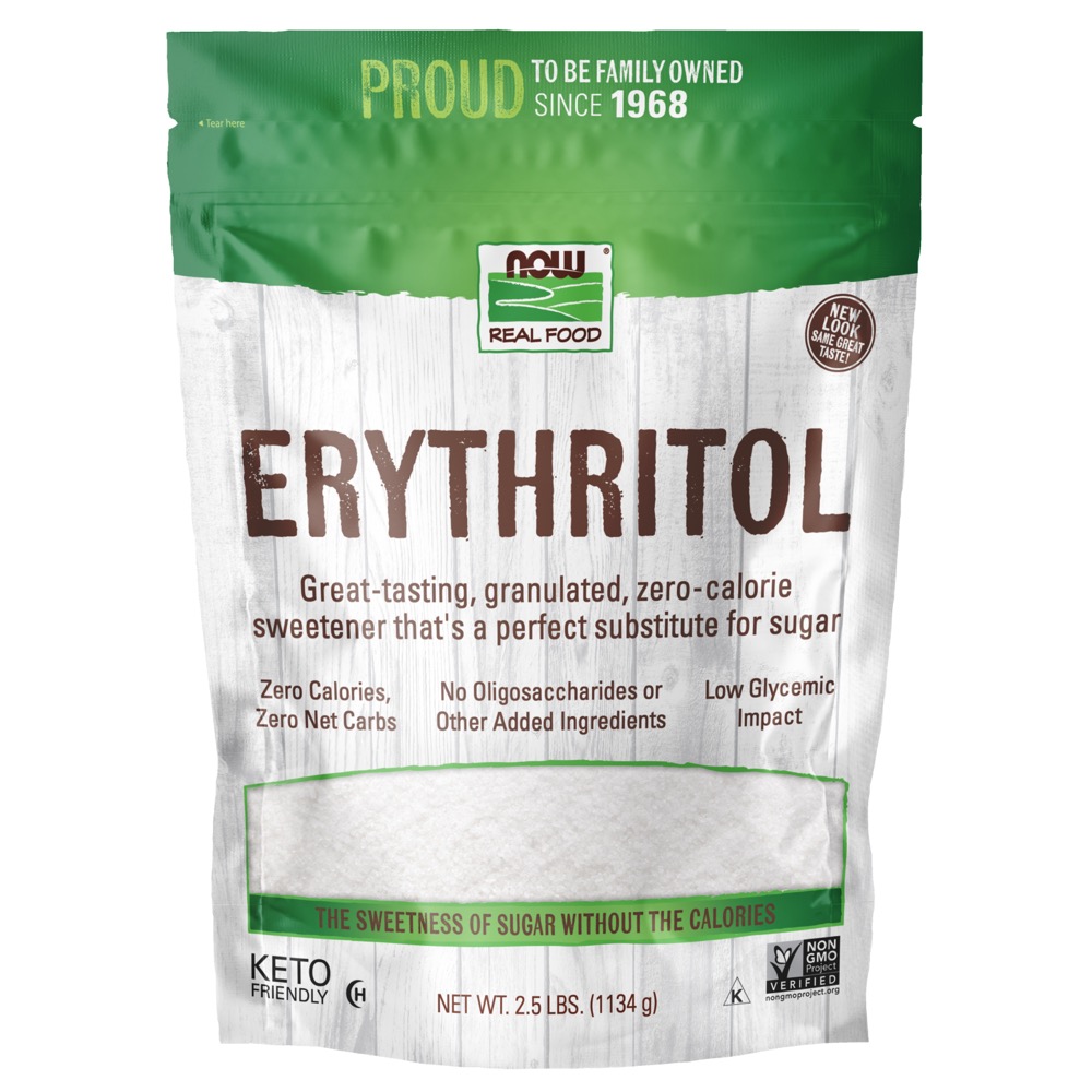 Now Vitamins - Erythritol 2.5 lb