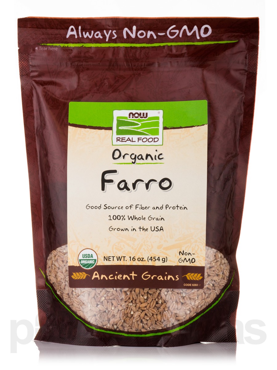 Now Vitamins - Farro, Organic 8 Oz.-OUT OF STOCK