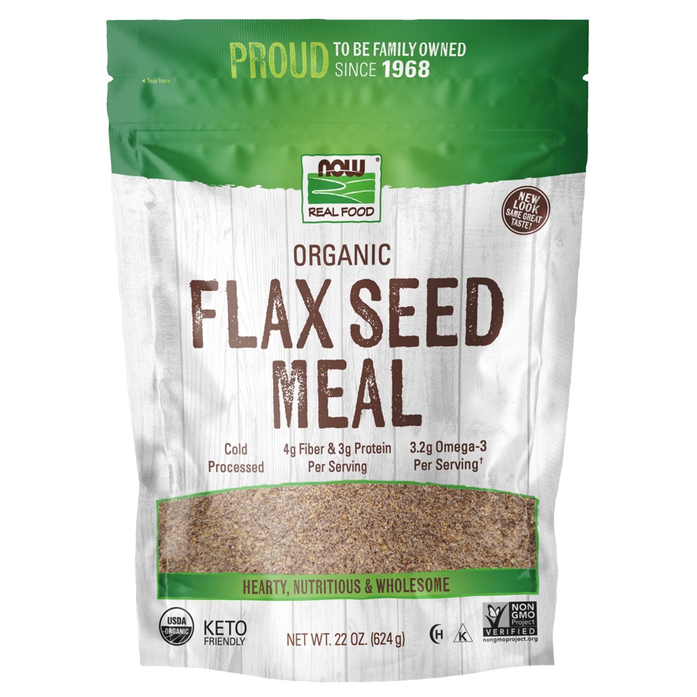 Now Vitamins - Flax Seed Meal 22 oz
