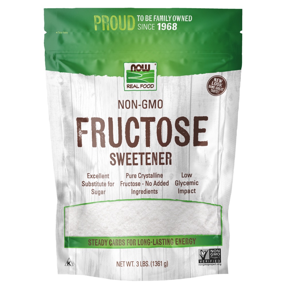 Now Vitamins - Fructose Fruit Sugar 3 lb.