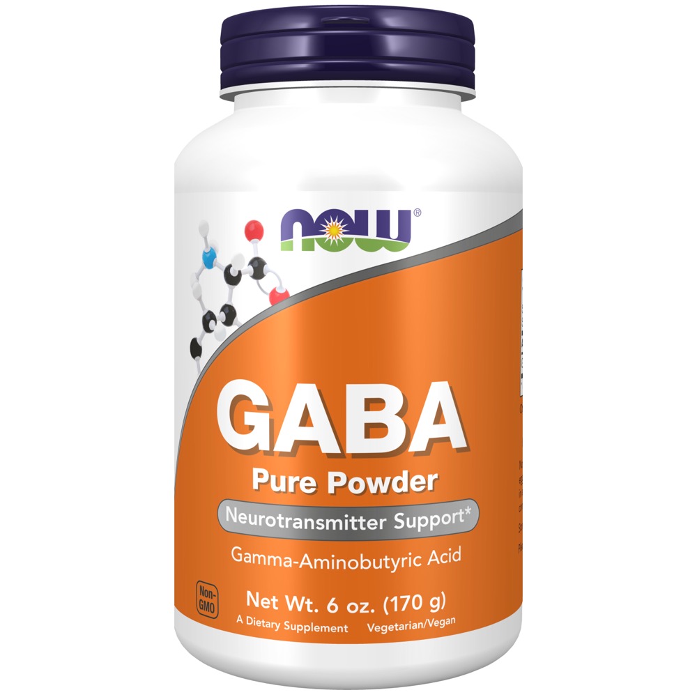 Now Vitamins - GABA Powder 6 oz