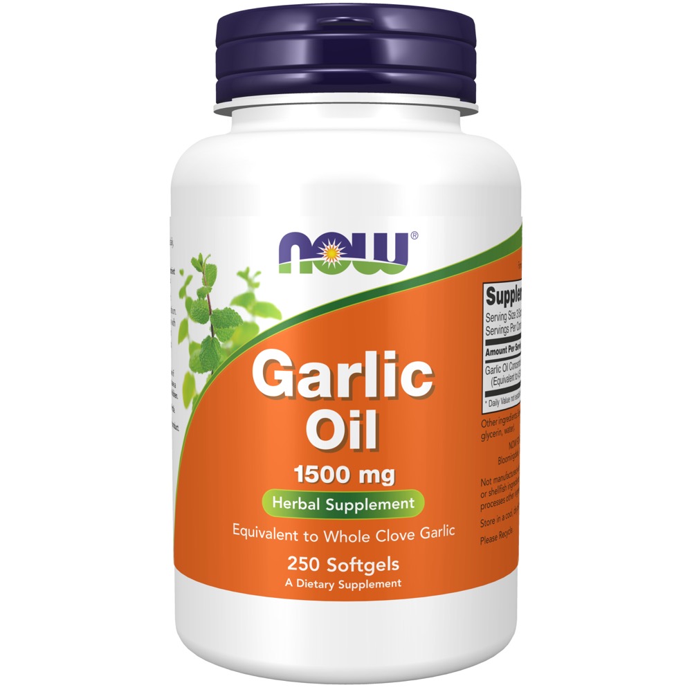 Now Vitamins - Garlic Oil 1500Mg 3X 250 Sgels