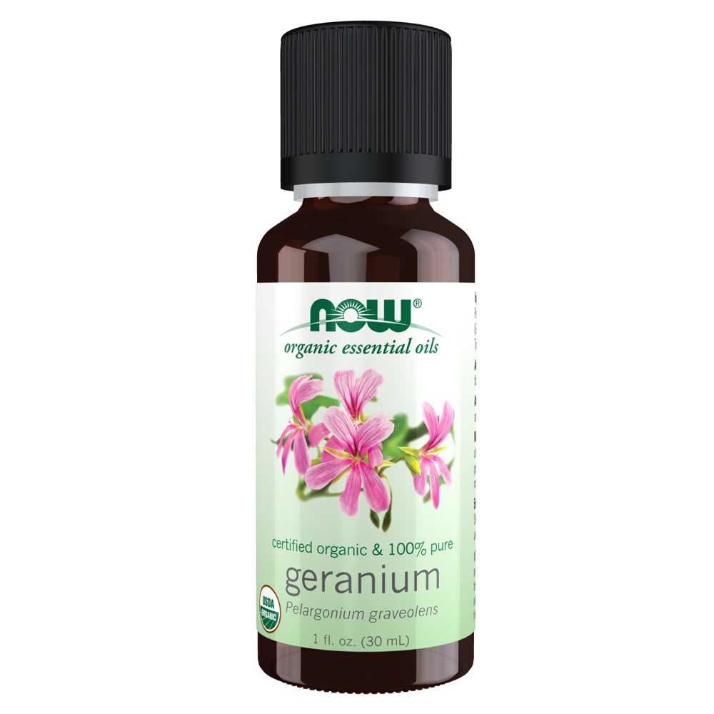 Now Vitamins - Geranium Oil Organic 1 fl. oz.