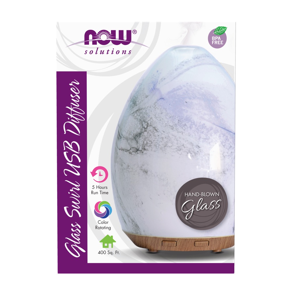 Now Vitamins - Glass Wirl USB Diffuser