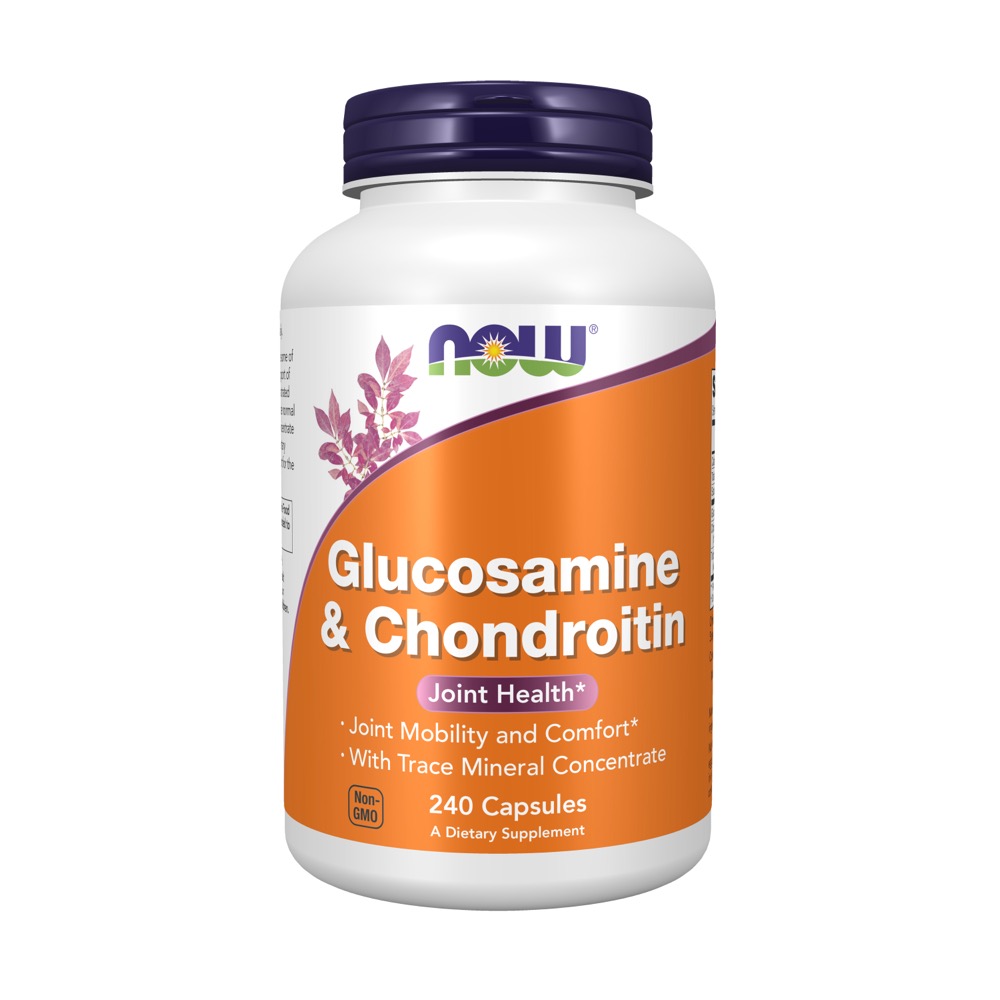 Now Vitamins - Glucosamine & Chondroitin 240 Caps (Standard Strength)-