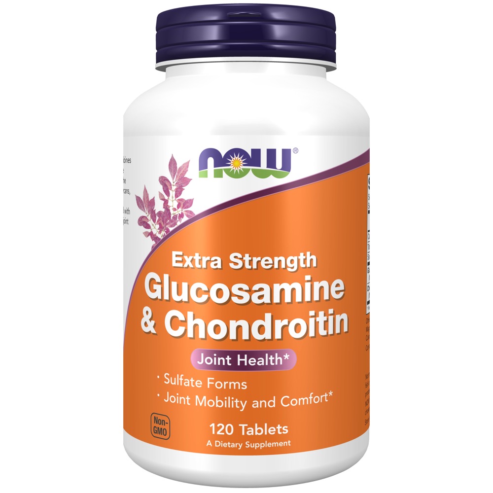 Now Vitamins - Glucosamine & Chondroitin Extra Strength 120 Tabs