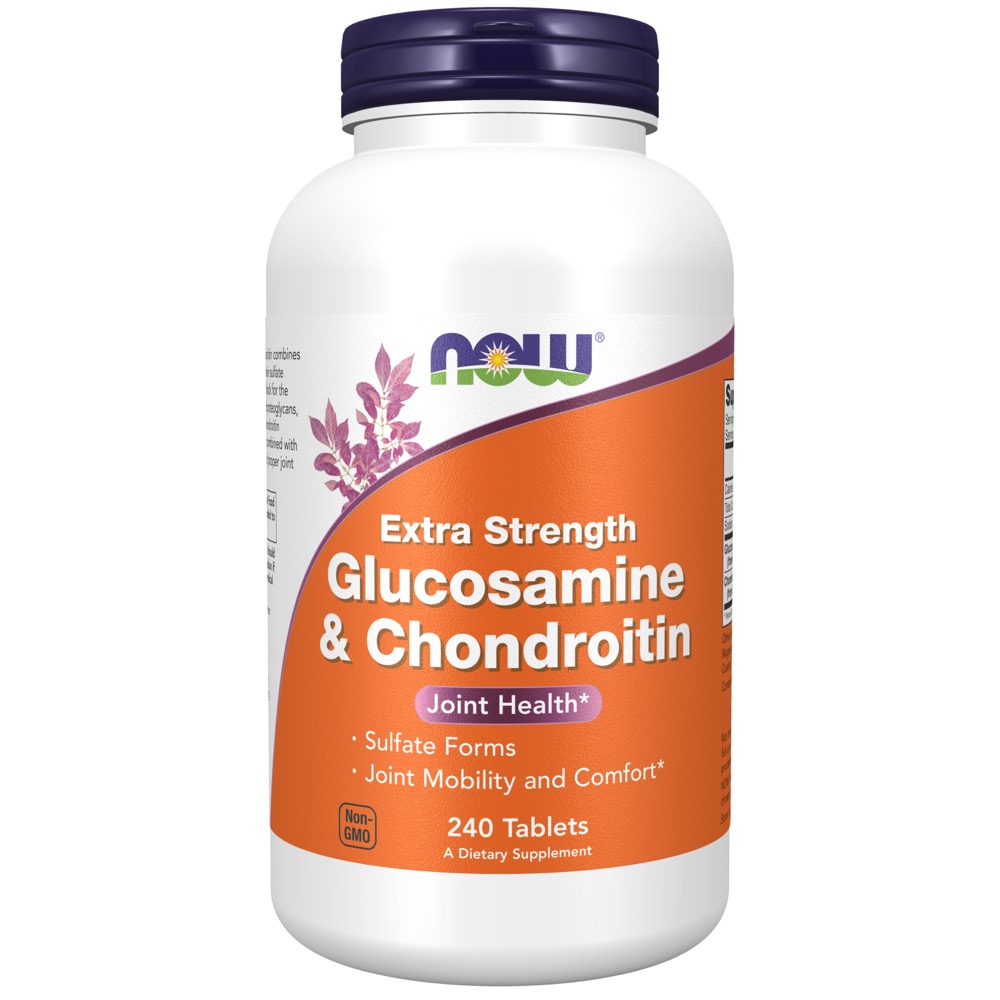Now Vitamins - Glucosamine & Chondroitin Extra Strength 240 Tabs