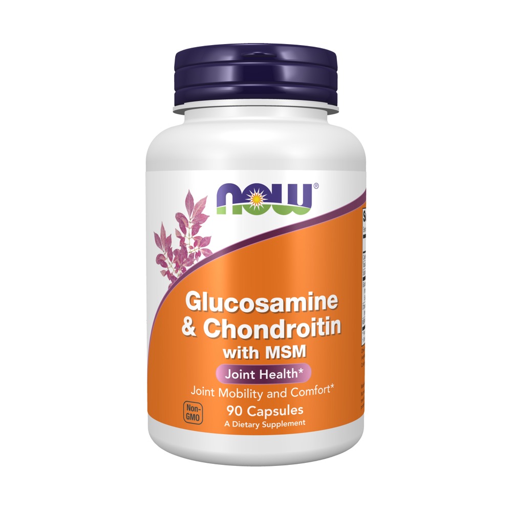Now Vitamins - Glucosamine & Chondroitin With Msm 90 Caps