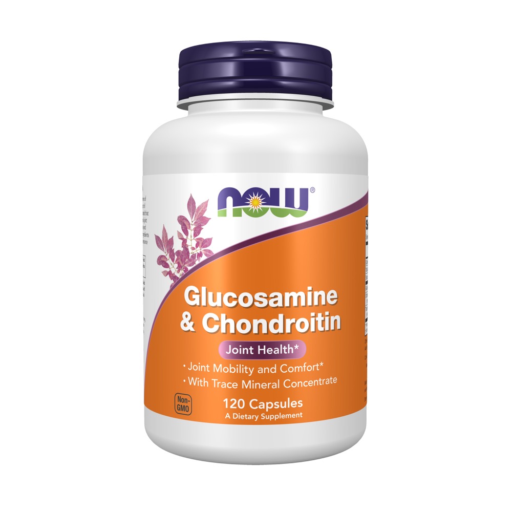 Now Vitamins - Glucosamine & Chondroitin With Trace Mineral Concentrate 120 Caps