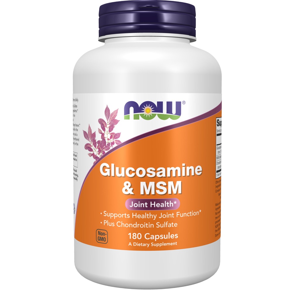 Now Vitamins - Glucosamine & MSM 180 Caps