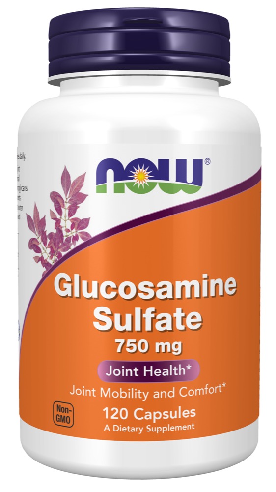 Now Vitamins - Glucosamine Sulfate 750 Mg 120 Caps