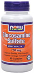 Now Vitamins - Glucosamine Sulfate 750Mg 60 Caps-OUT OF STOCK