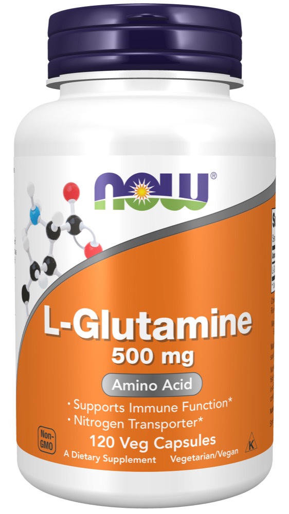 Now Vitamins - Glutamine 500Mg 120 Caps