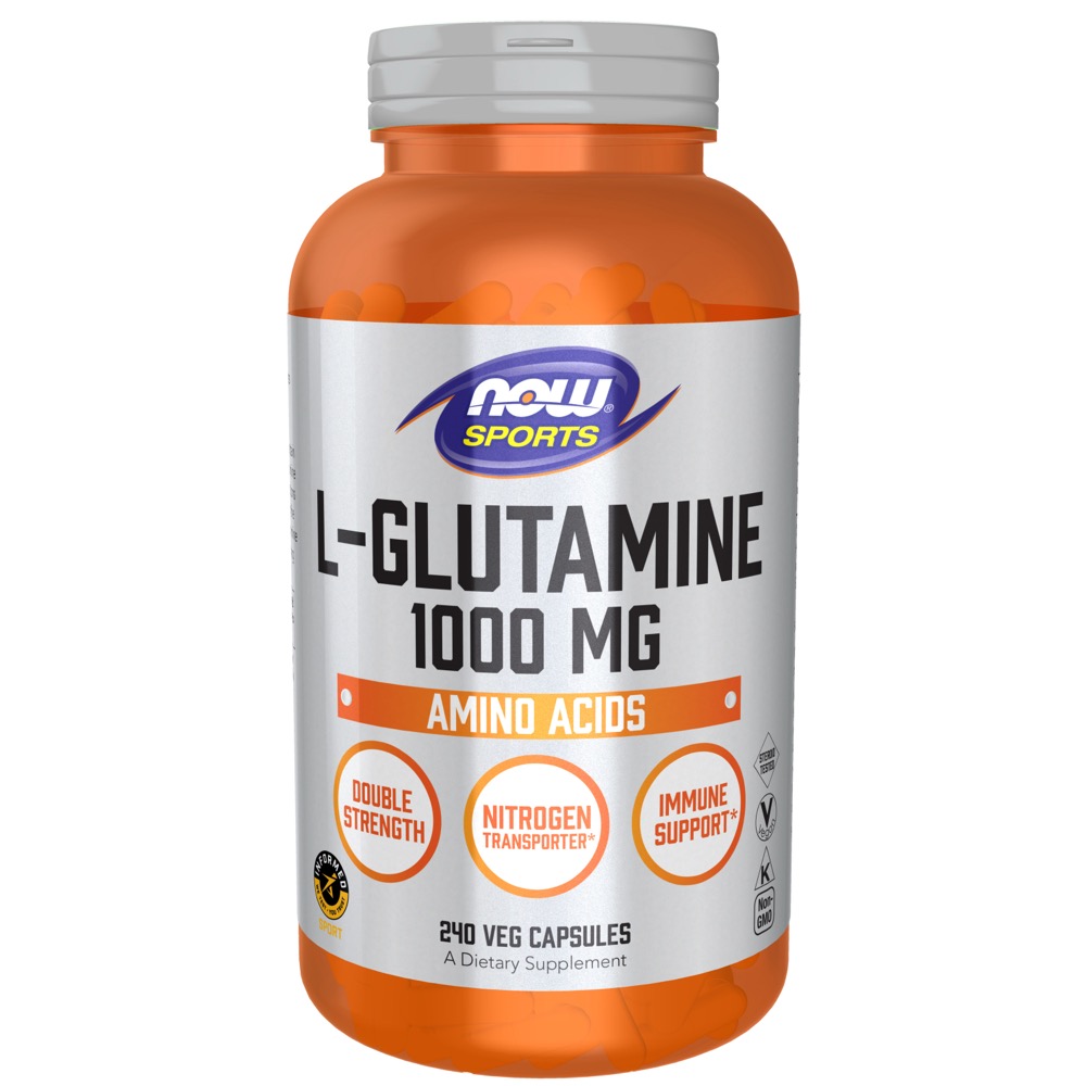 Now Vitamins - Glutamine (L-) 1000Mg 240/Caps