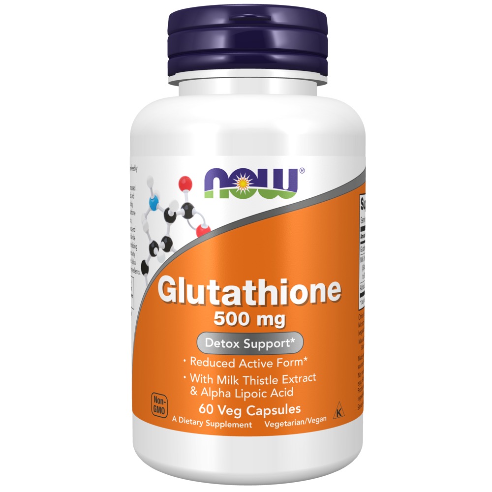Now Vitamins - Glutathione Plus 500 Mg 60 Vcaps