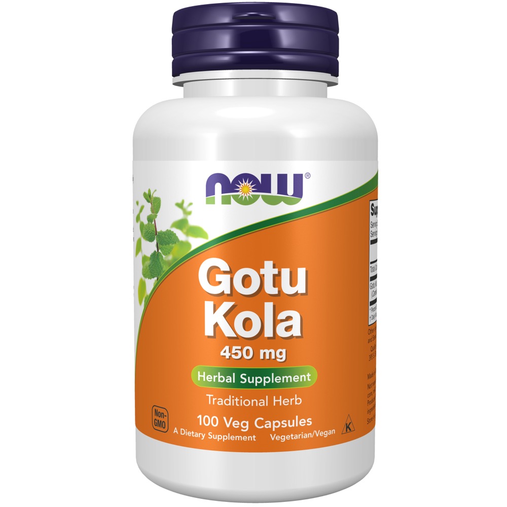 Now Vitamins - Gotu Kola 100Caps 500Mgs